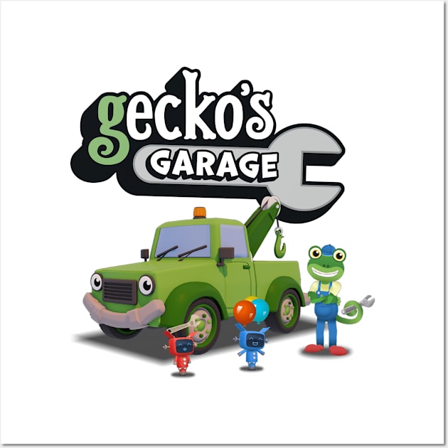 Geckos Garage Wall Art by moreirapod